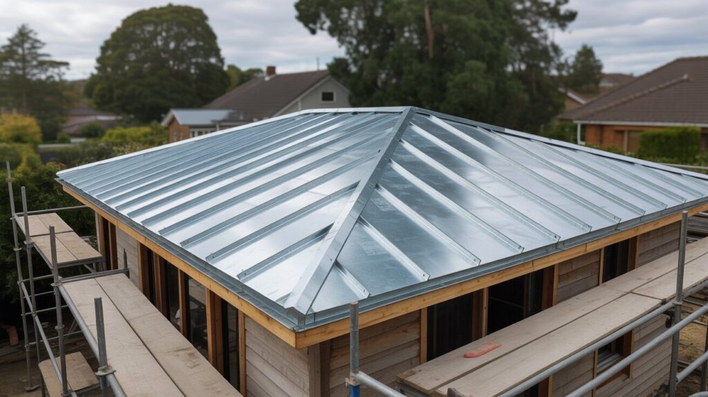 Bandtäckning & Dubbelfalsat plåttak