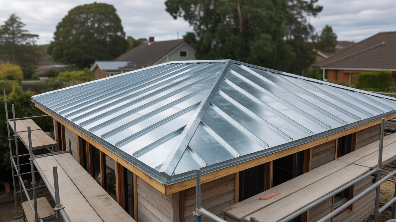 Bandtäckning & Dubbelfalsat plåttak