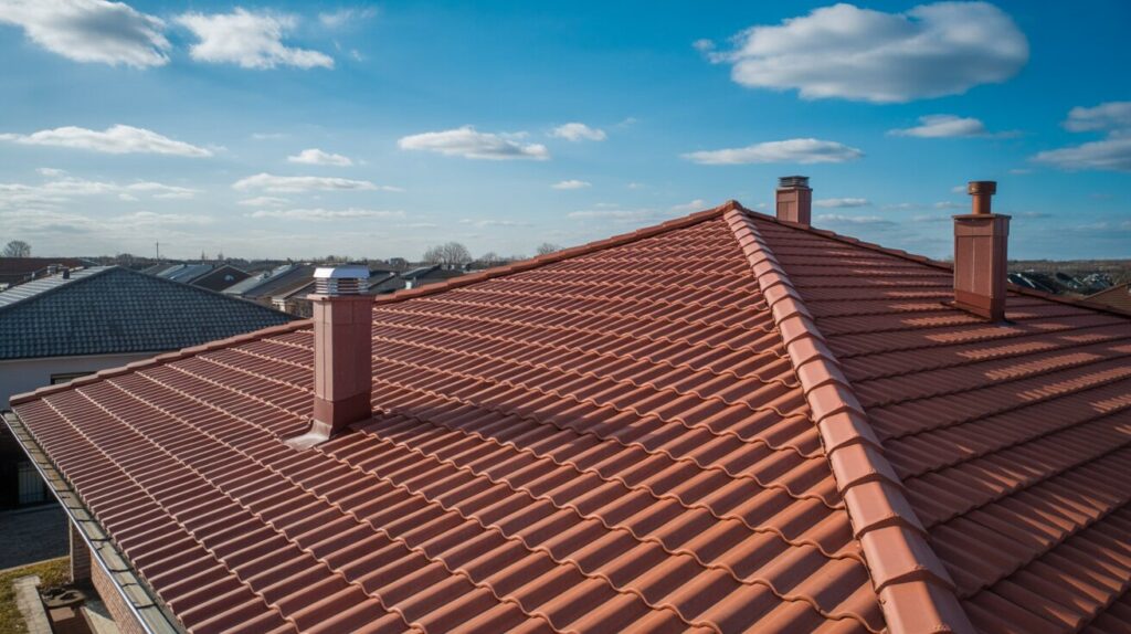 lägga Tegeltak shingel