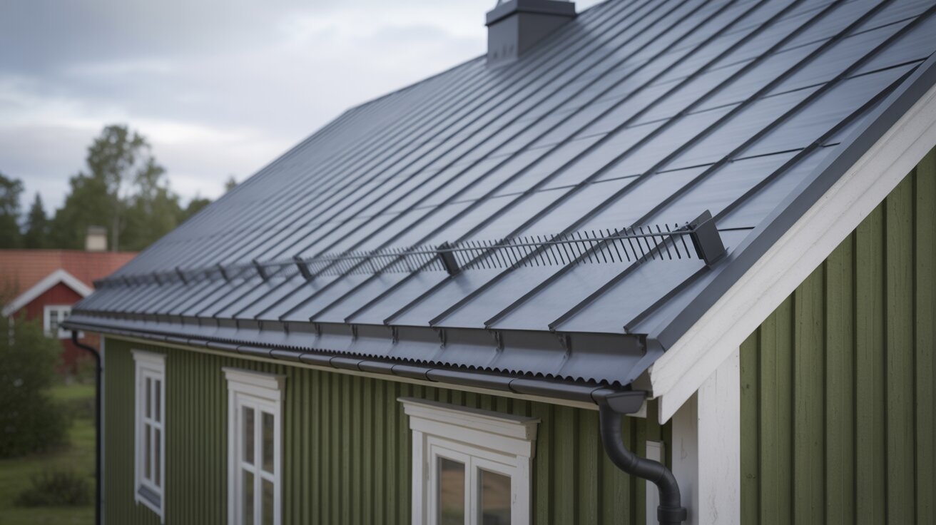 Bandtäckning & Dubbelfalsat plåttak