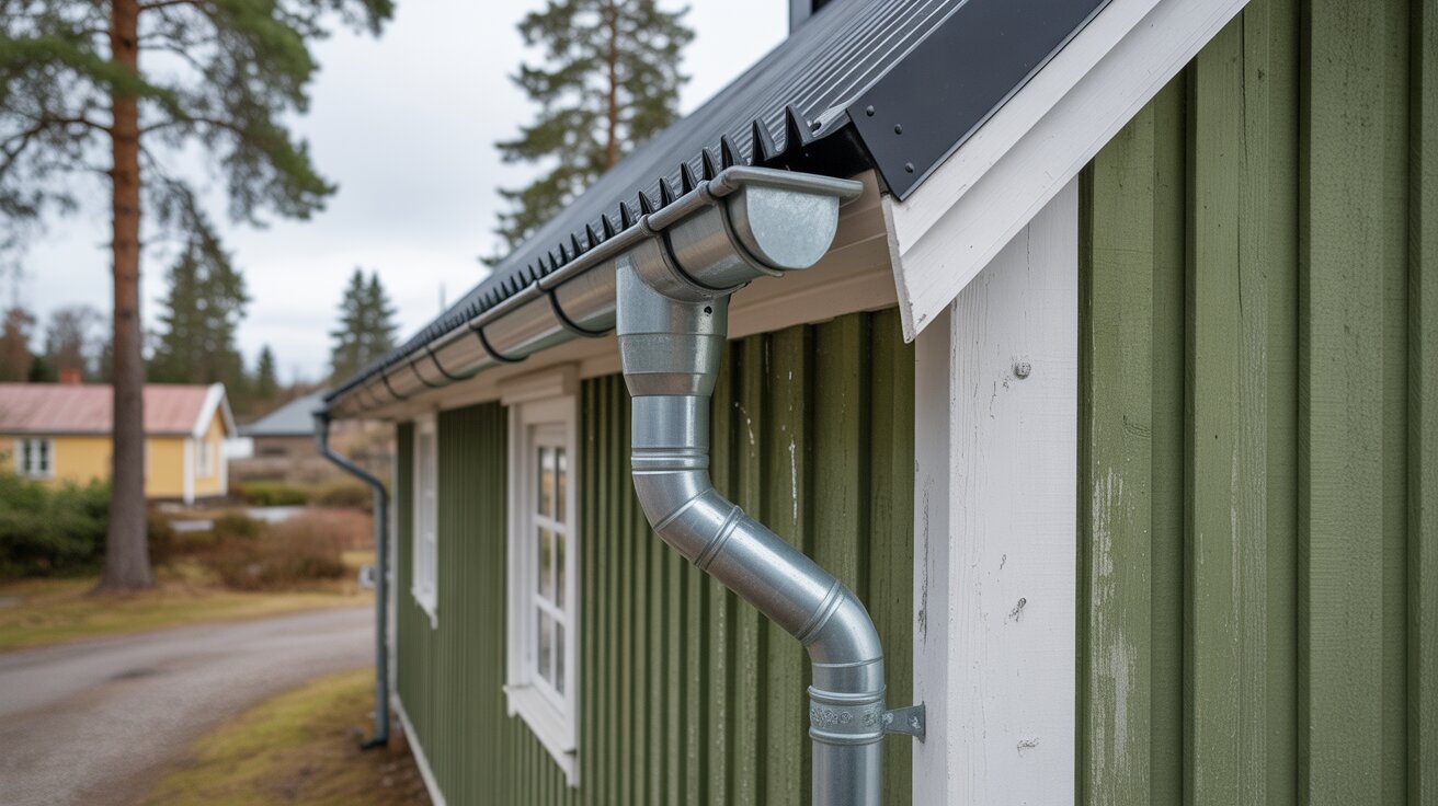 Byta stuprör & hängränna